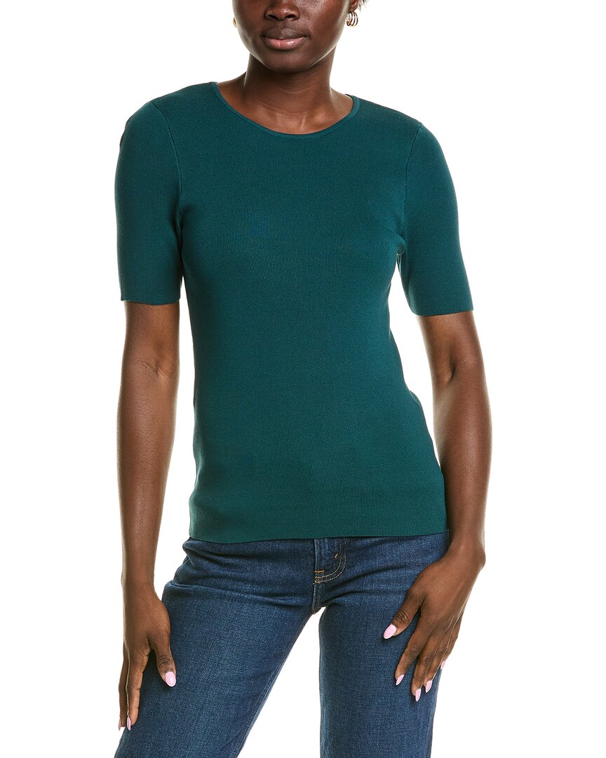 Tahari Asl Sweater T-shirt In Green