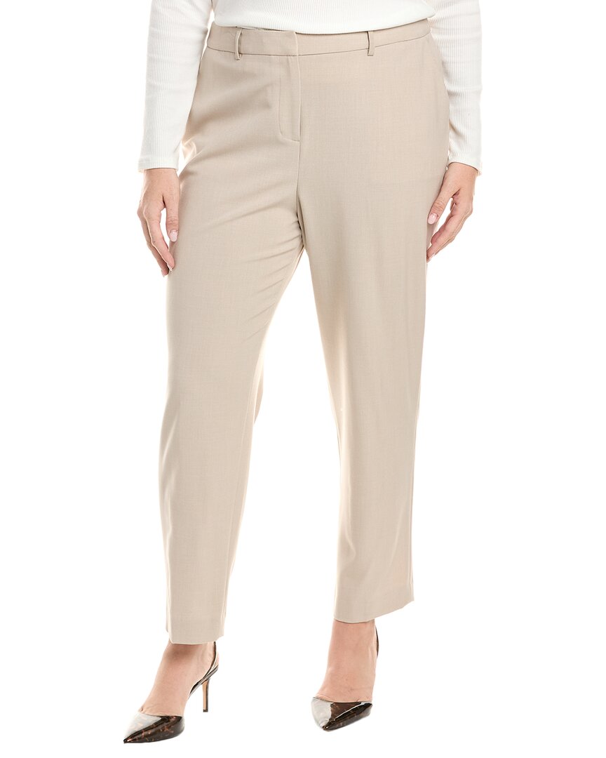 Tahari Asl Plus Pant In Neutral
