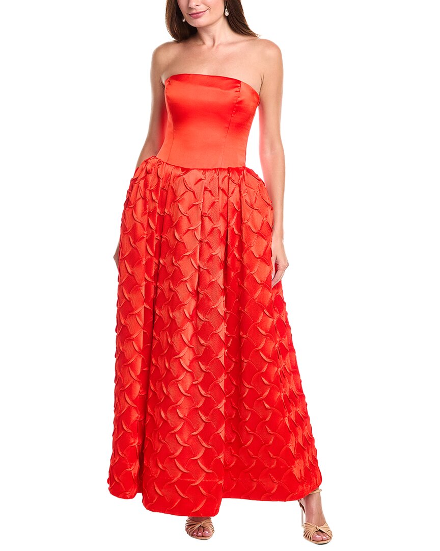 Simkhai Tube Top Dress Dress In Red