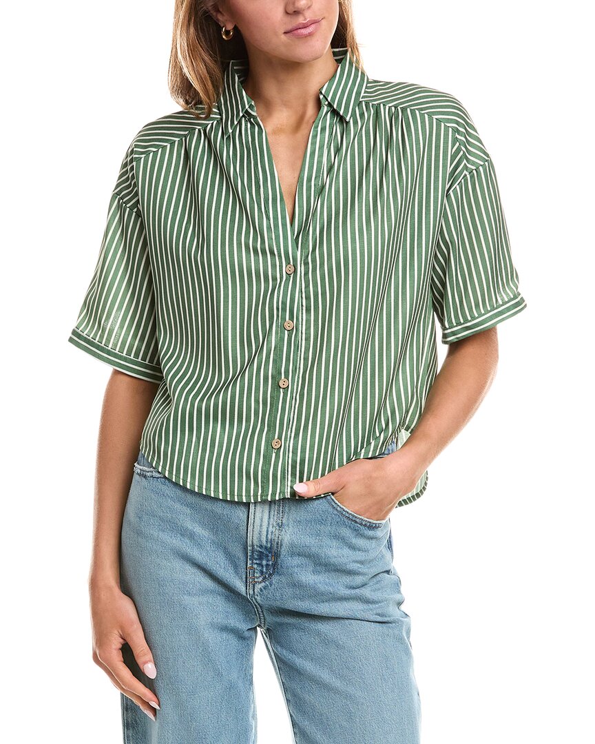 Avantlook Stripe Shirt In Green