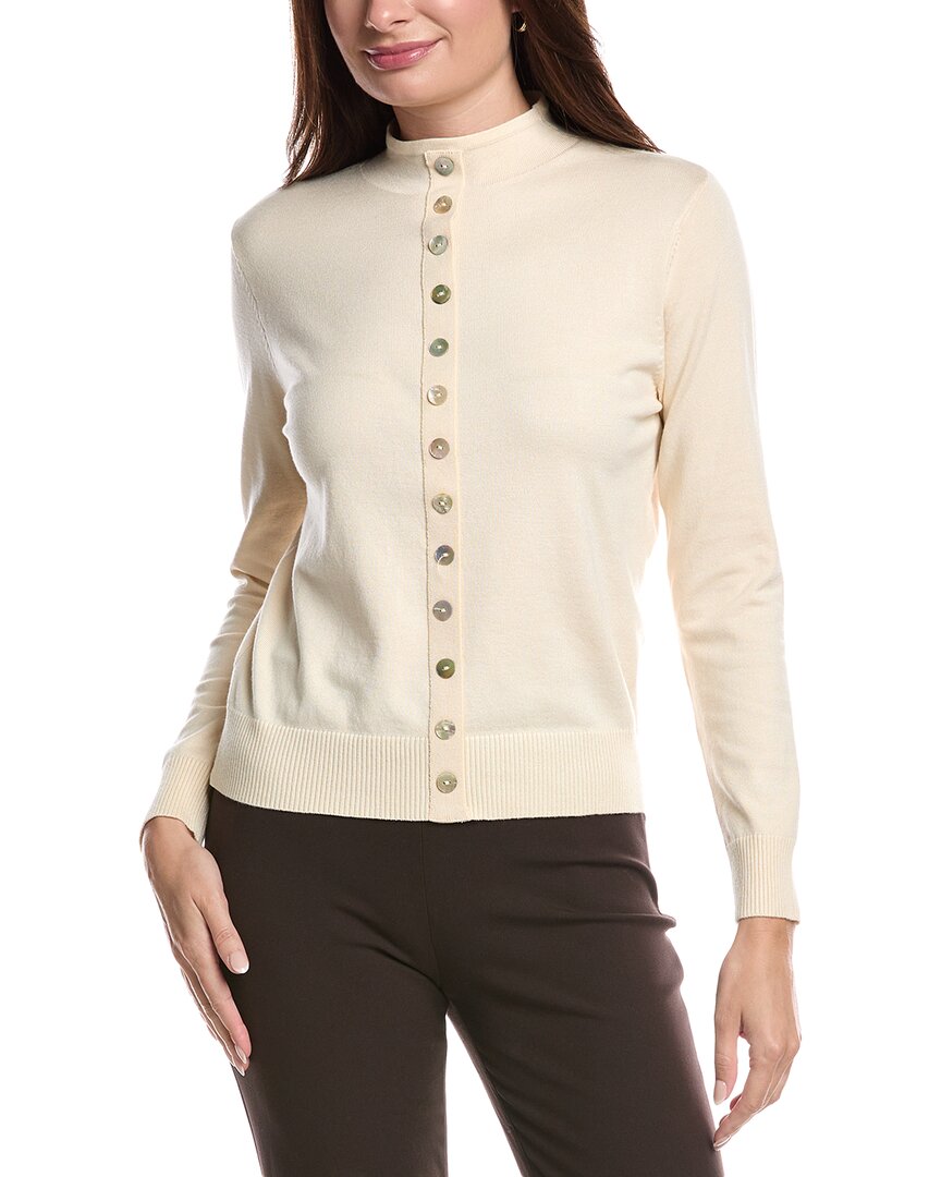 Yal New York Cardigan In Neutral