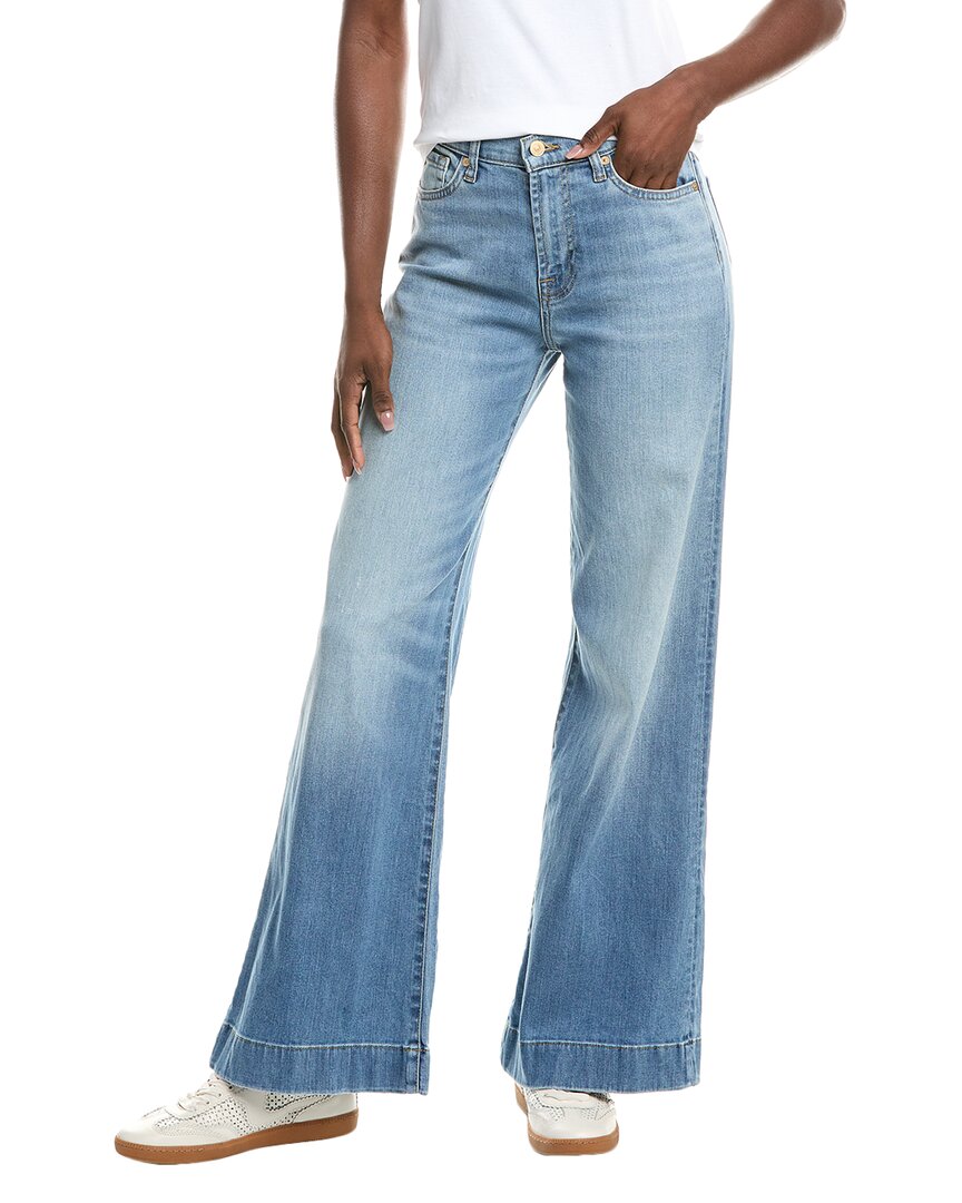 7 For All Mankind Modern Dojo Tailorless Wanderer Jean In Blue