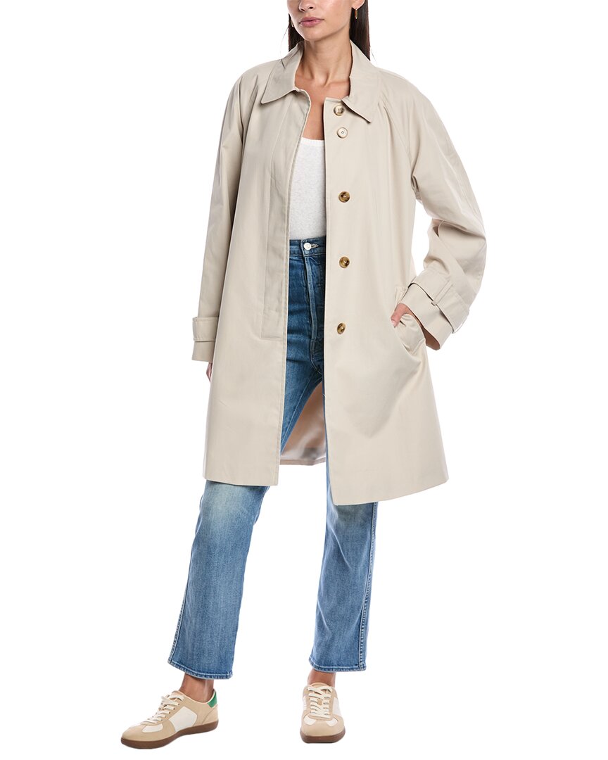 Marella Fattore Rain Coat In Burgundy