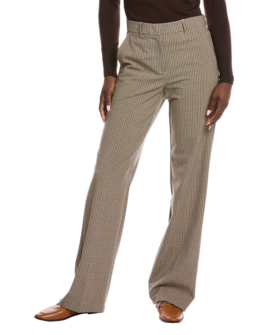 Marella Clarion Wool-blend Trouser In Brown