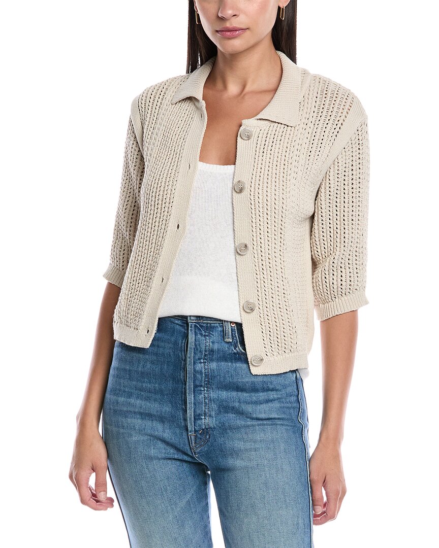 Marella Jersey Jacket In Neutral