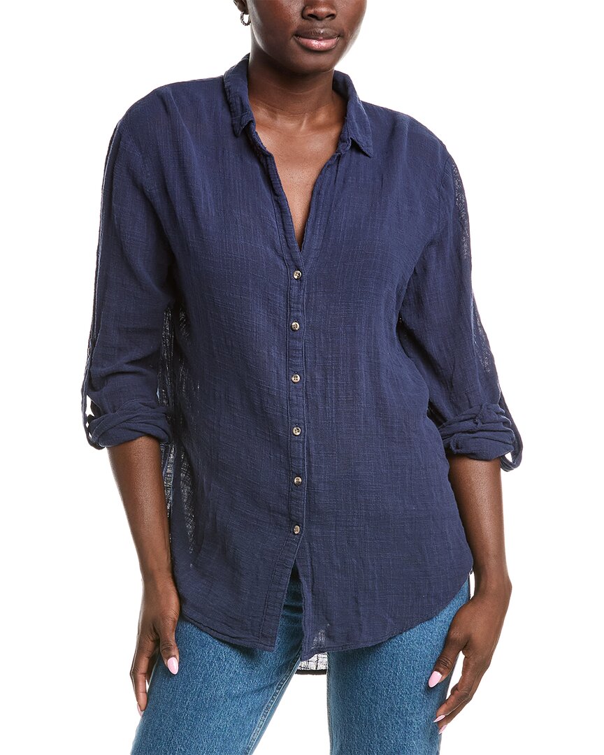 Xcvi Wearables Porter Blouse In Blue