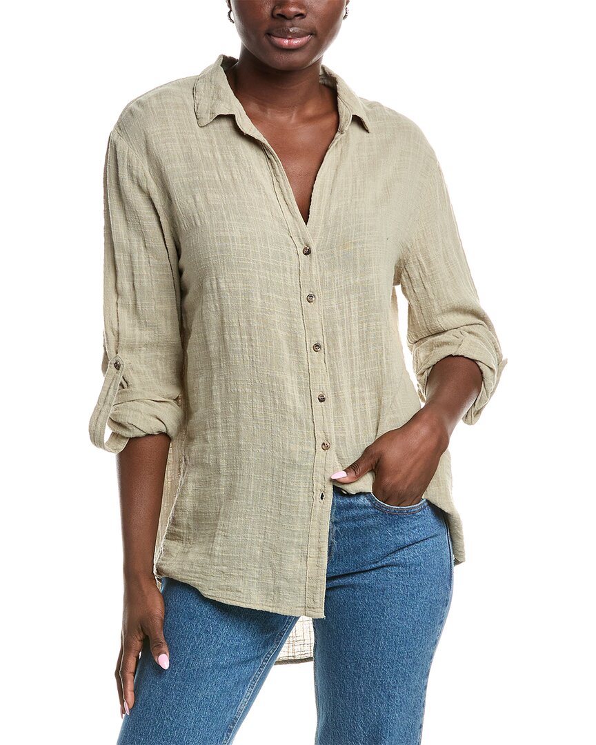 Xcvi Wearables Porter Blouse In Gray