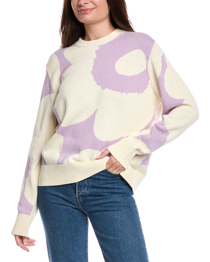 Marimekko Sesonki Unikko Sweater In White