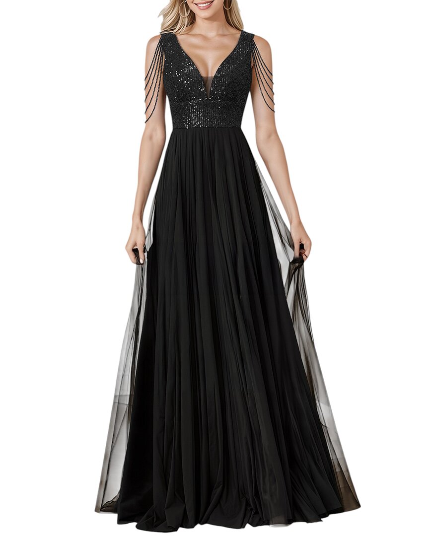 Vincent Maxi Dress In Black