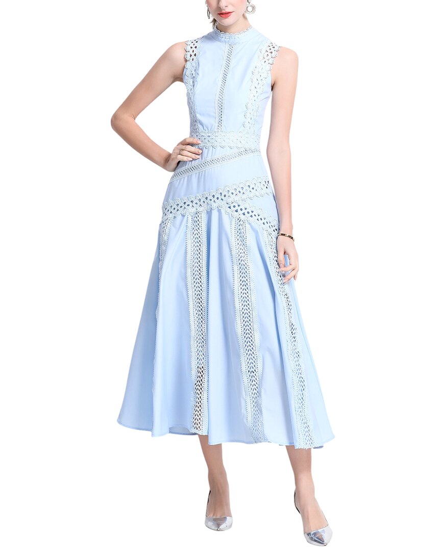 Elaine Midi Dress In Blue