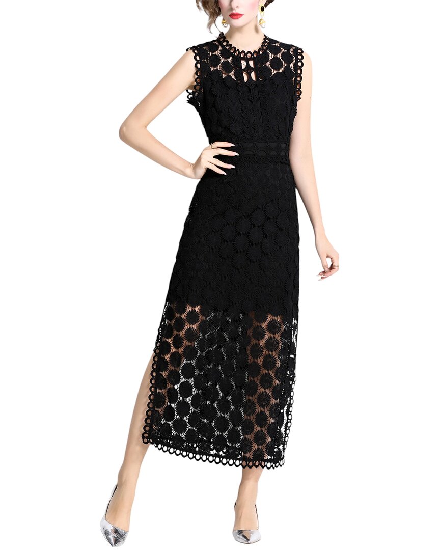 Elaine Midi Dress In Black