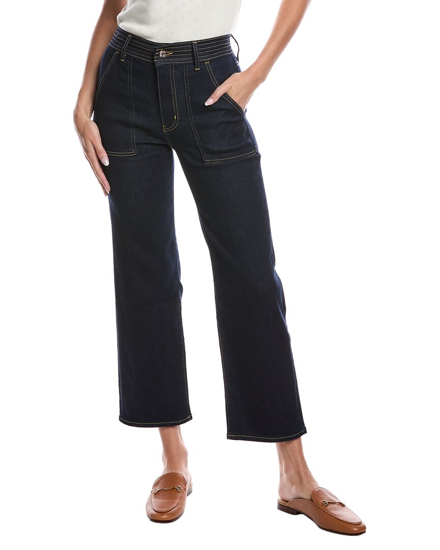 Frame Le Sleek Straight High Rise Cropped Jeans In Stargirl