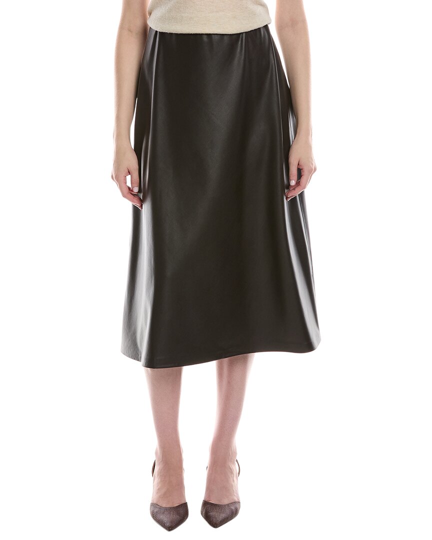 Anne Klein Midi Skirt In Black