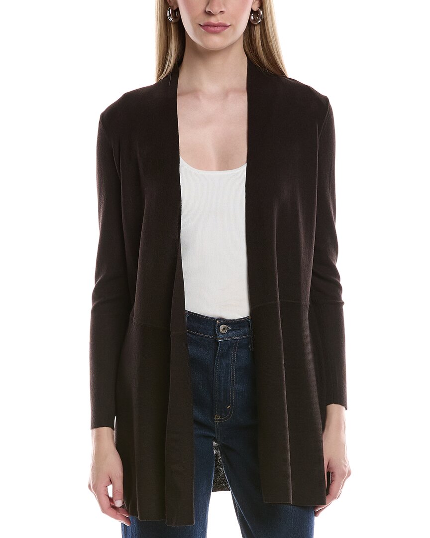 Anne Klein Monteray Cardigan In Brown