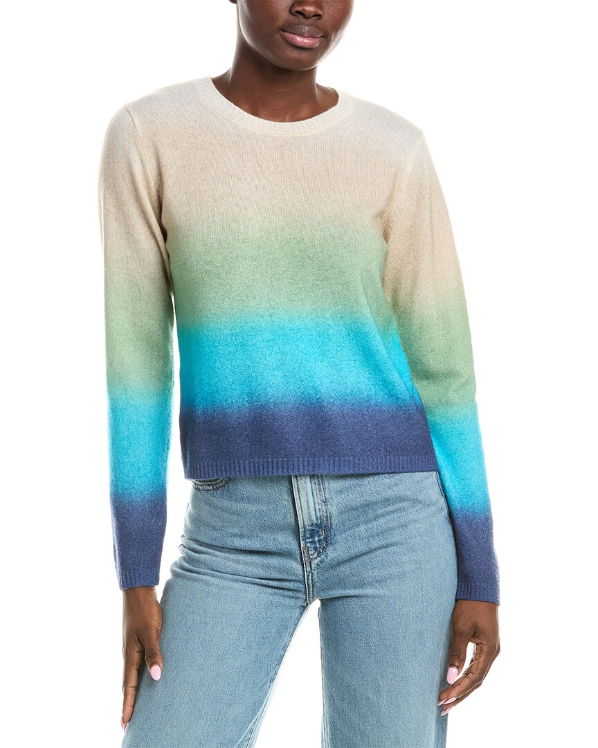 Brodie Cashmere Bali Print Cashmere Sweater In Multi