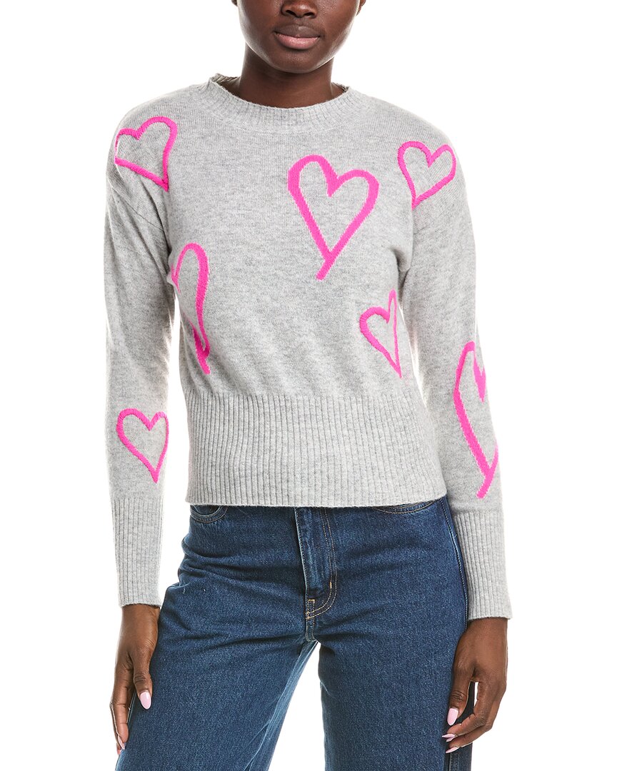 Brodie Cashmere Valentina Cashmere Sweater In Gray