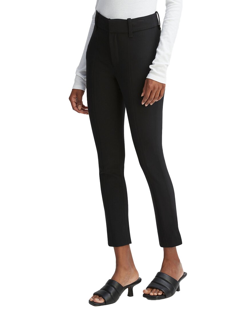 Vince High Rise Cigarette Pant In Black In Black