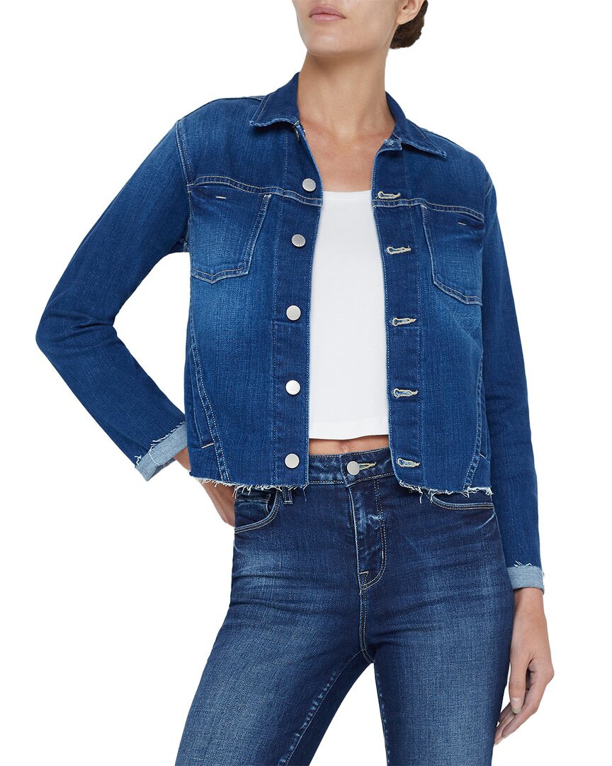 L Agence L'agence Janelle Slim Raw Jacket