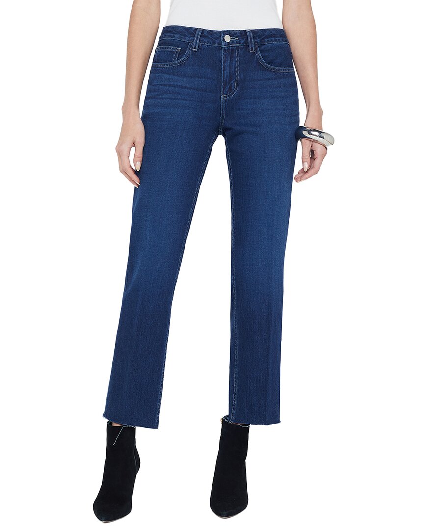 L Agence Milana Low Rise Stovepipe Jeans In Arco