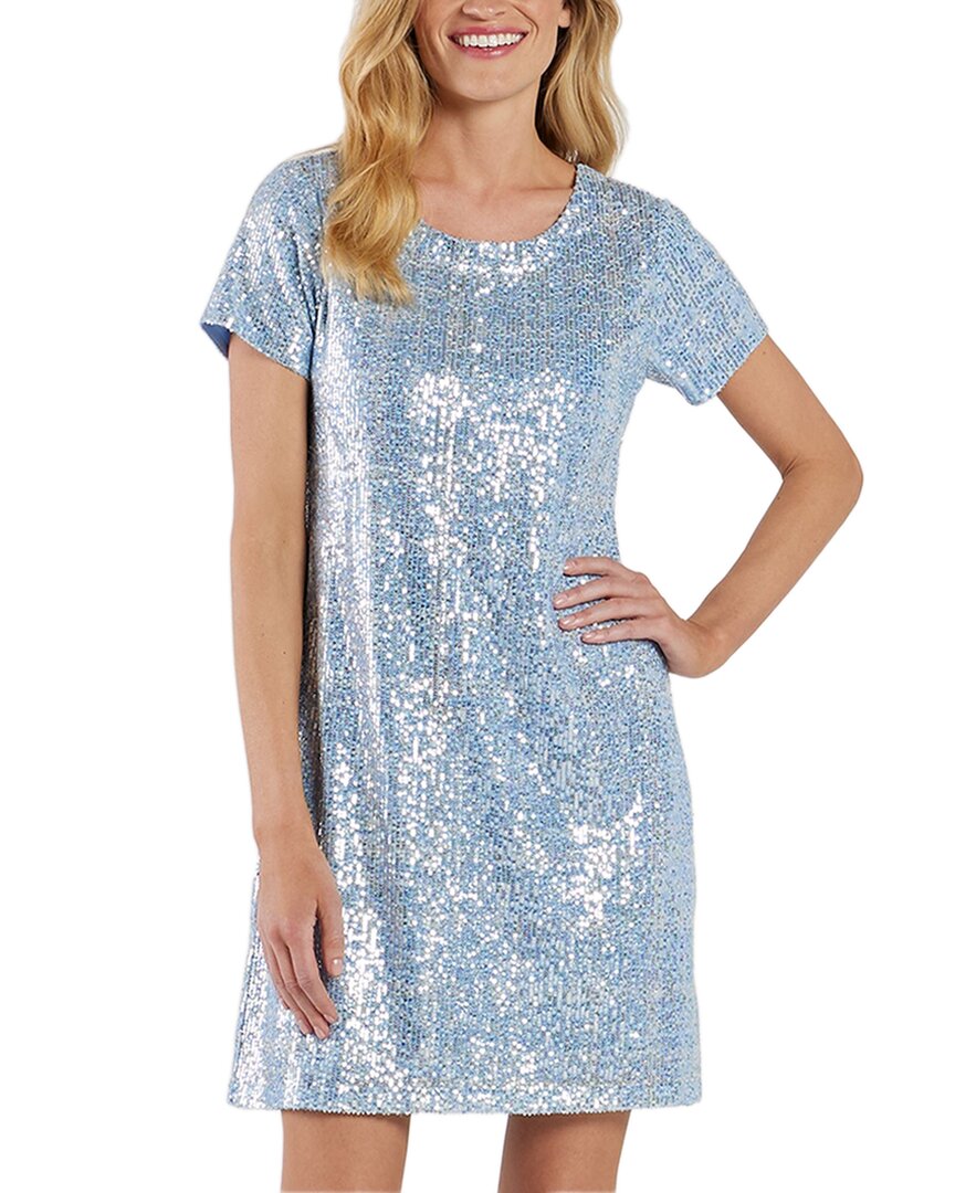 Jude Connally Ella T Shirt Dress In Blue