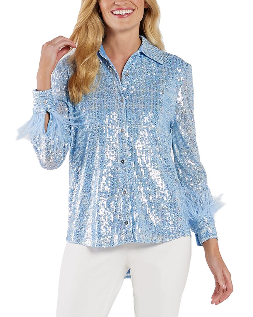 Jude Connally Brandy Shirt In Blue