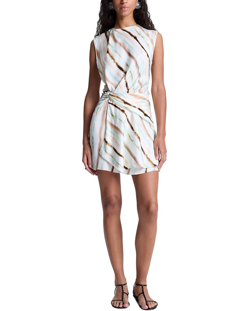 A.l.c Delia Dress In Mint Multi In Gray