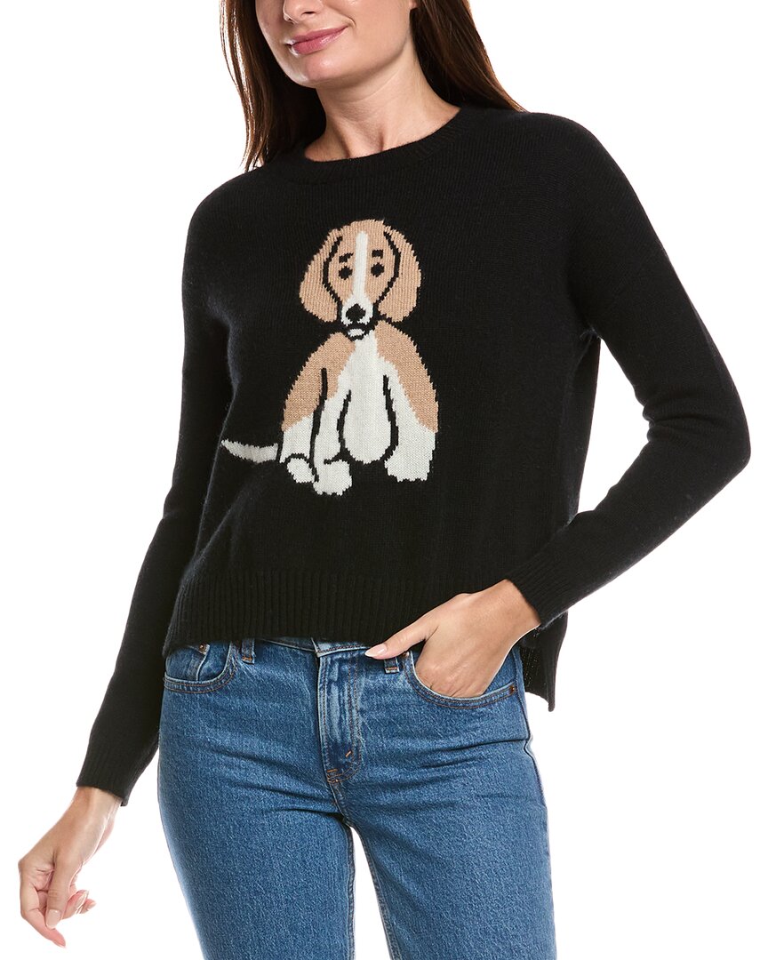 The Cashmere Project Dog Cashmere Sweater In Black