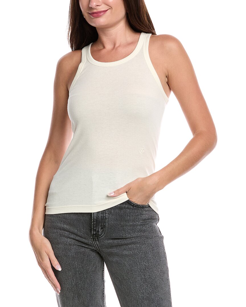 Helmut Lang Racer Tank In White