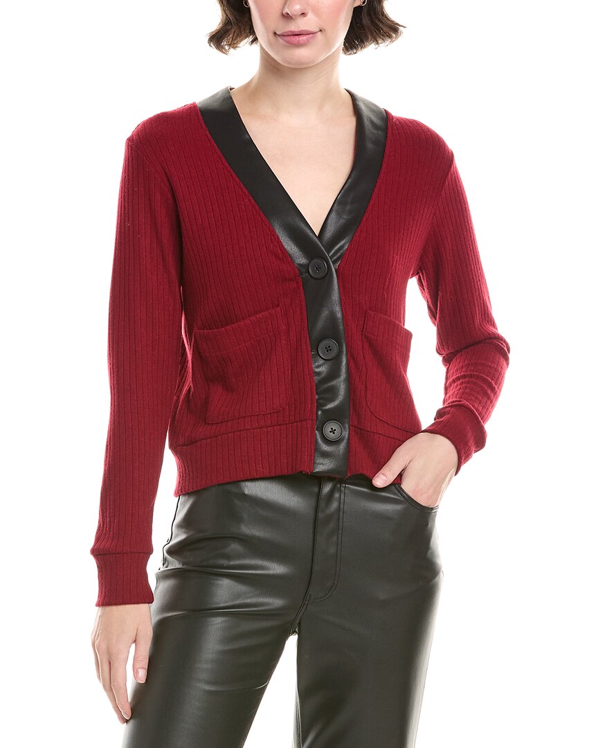 Robertson + Rodeo Damon Cardigan In Red