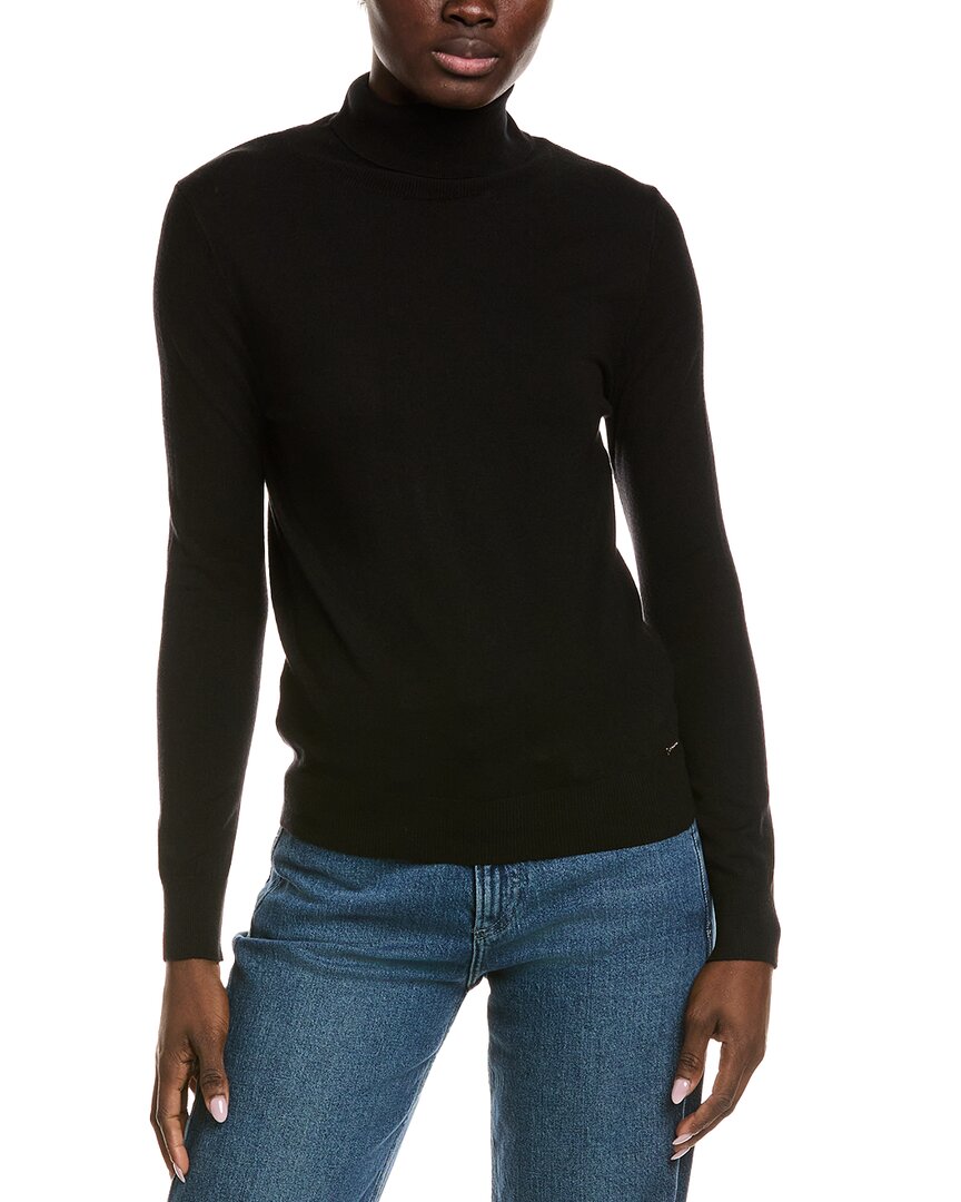 T Tahari Turtleneck Sweater In Black