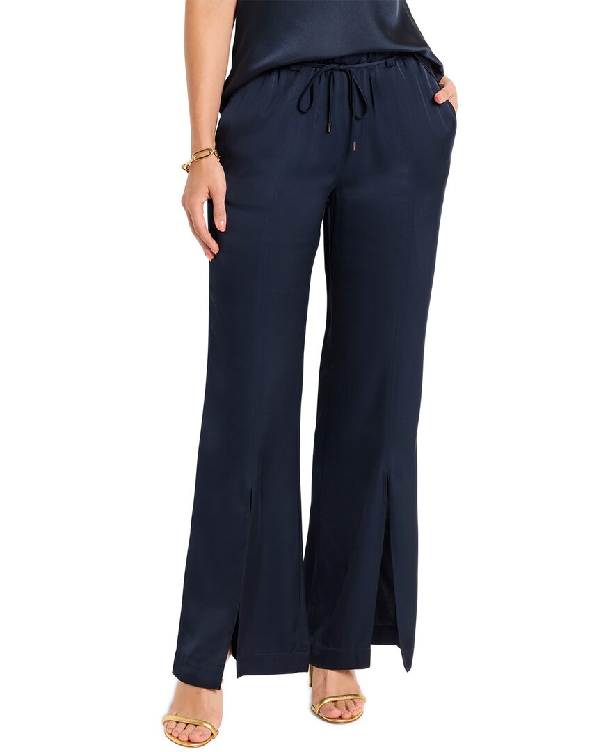 Nic + Zoe Nic+zoe Social Edit Front Slit Pant In Blue