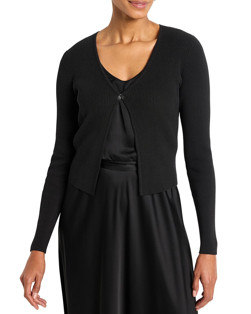 Nic + Zoe Nic+zoe Cool Nights Cardigan In Black