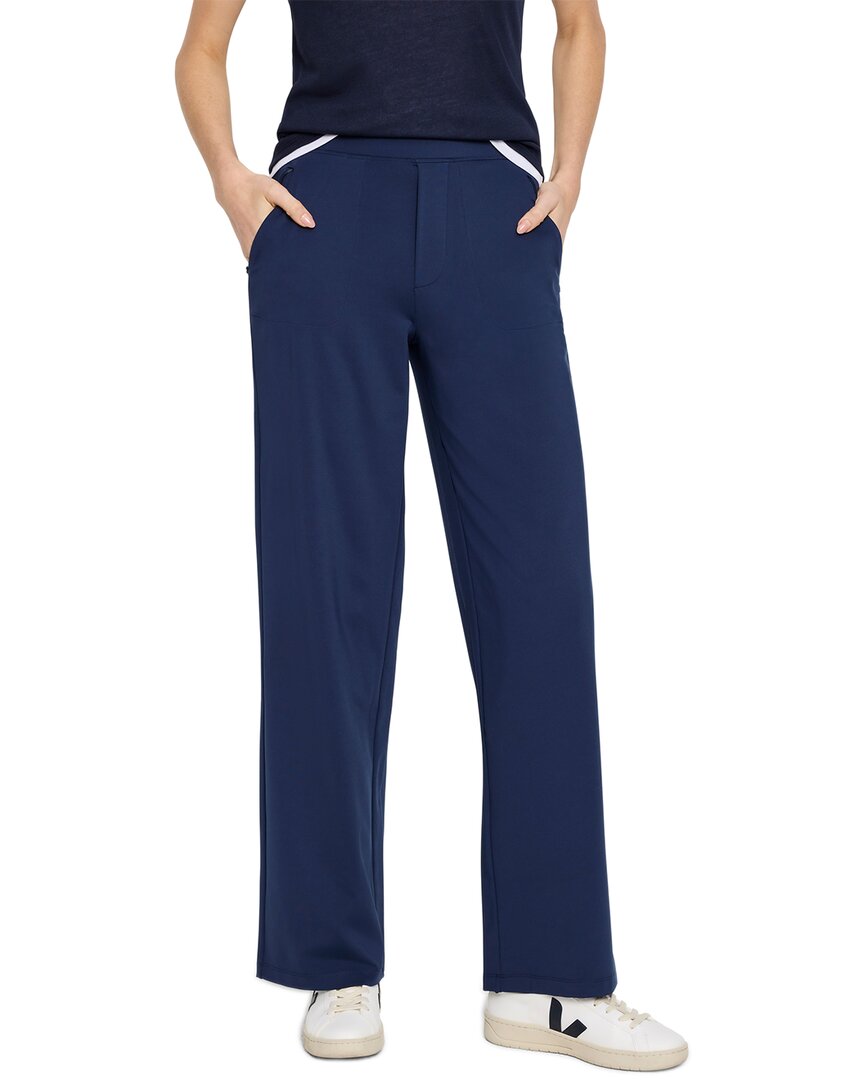 Nic + Zoe Nic+zoe Active Wide-leg Pant In Blue