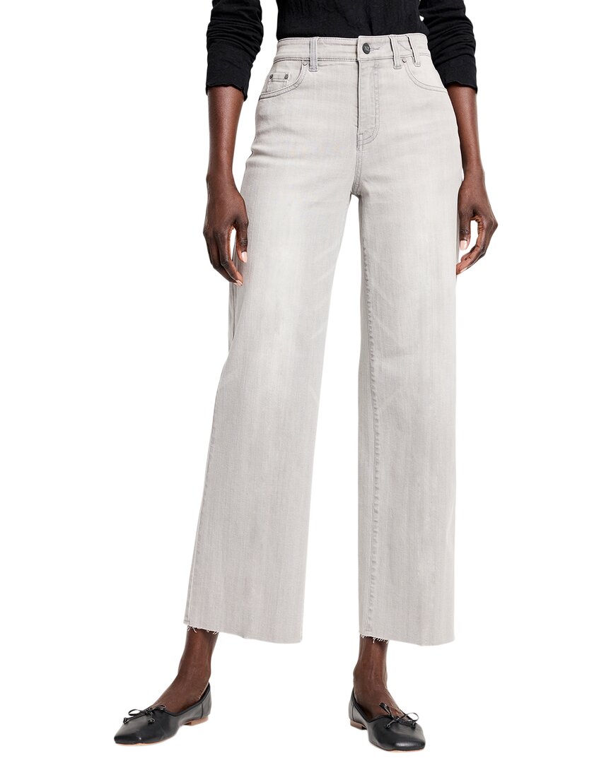 Nic + Zoe Nic+zoe Wide Leg Weekend Jeans In Mercury In Neutral