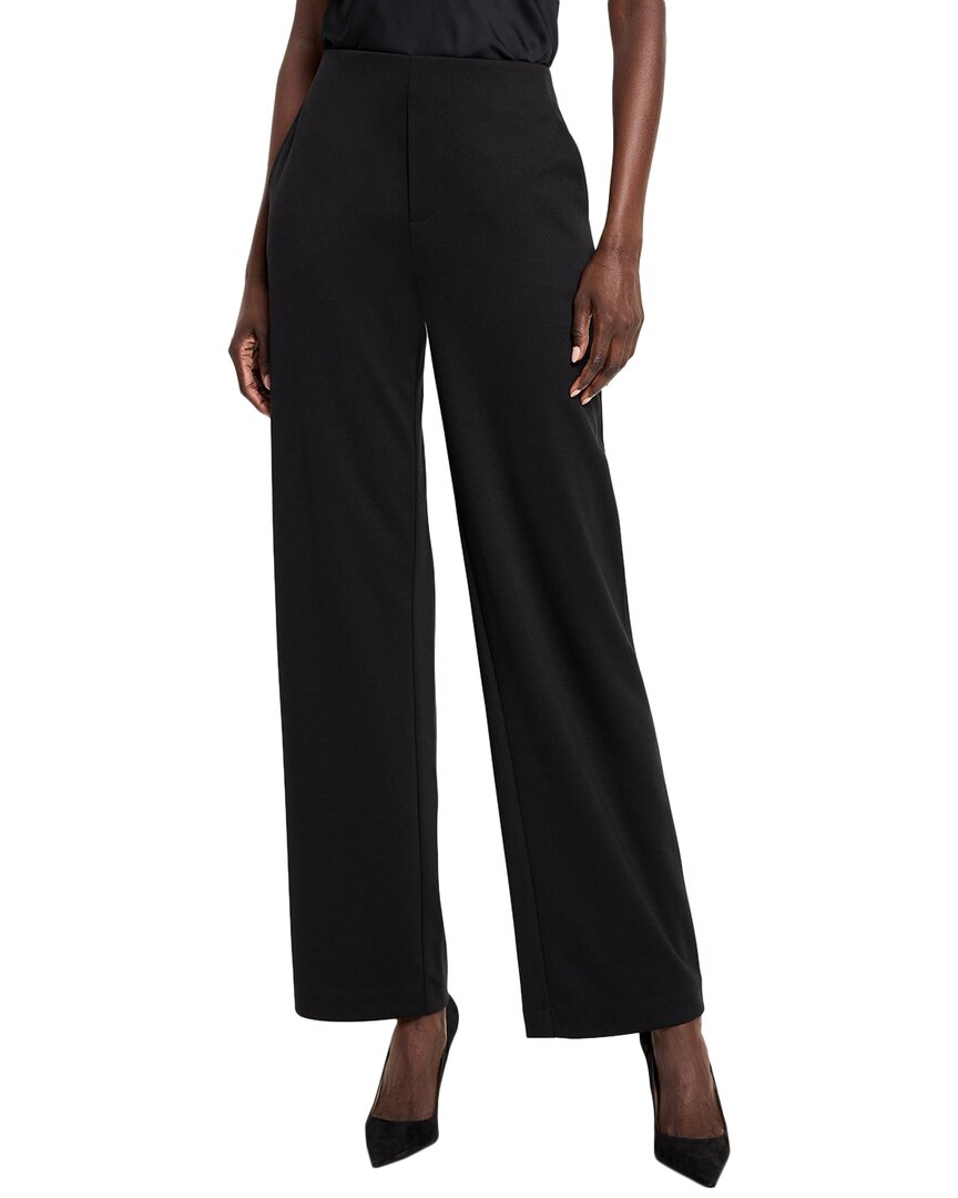 Nic + Zoe Nic+zoe Stretch Suiting Lenox Wide Leg Pants In Black