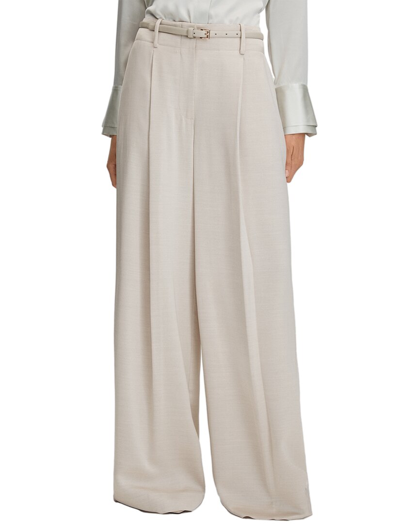 Reiss Isla Wide Leg Occasion Trouser In Multi
