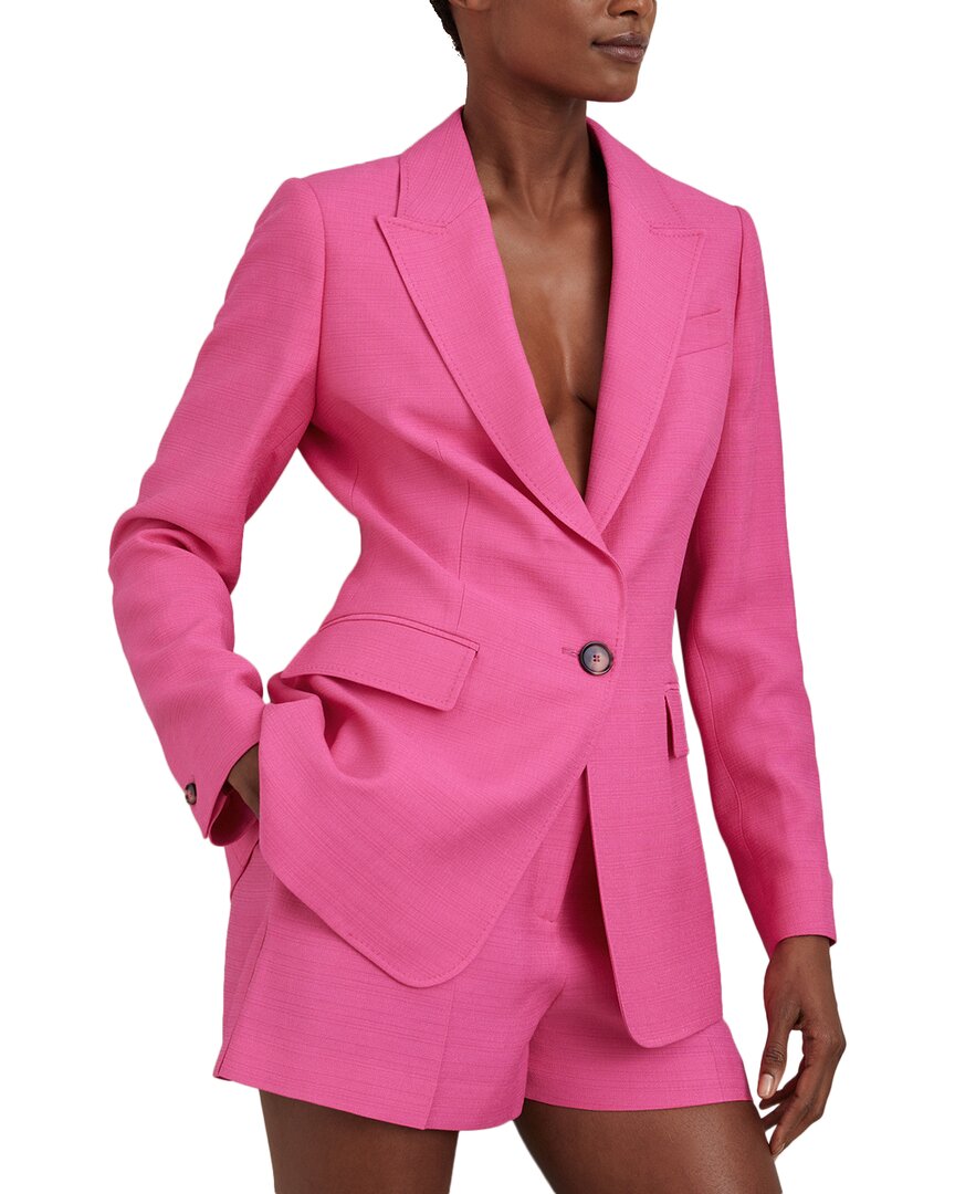 Reiss Hewey Blazer In Pink