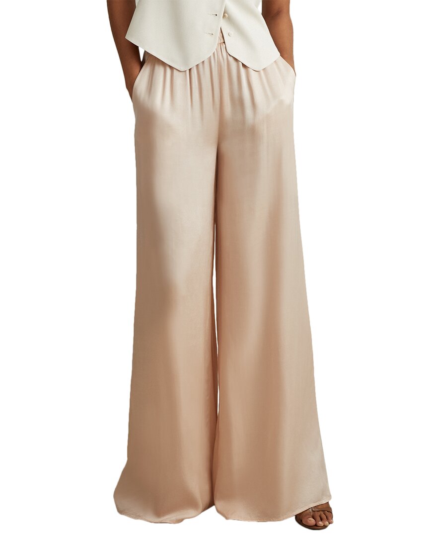 Reiss Yara Wide Leg Occasion Trouser In Multi