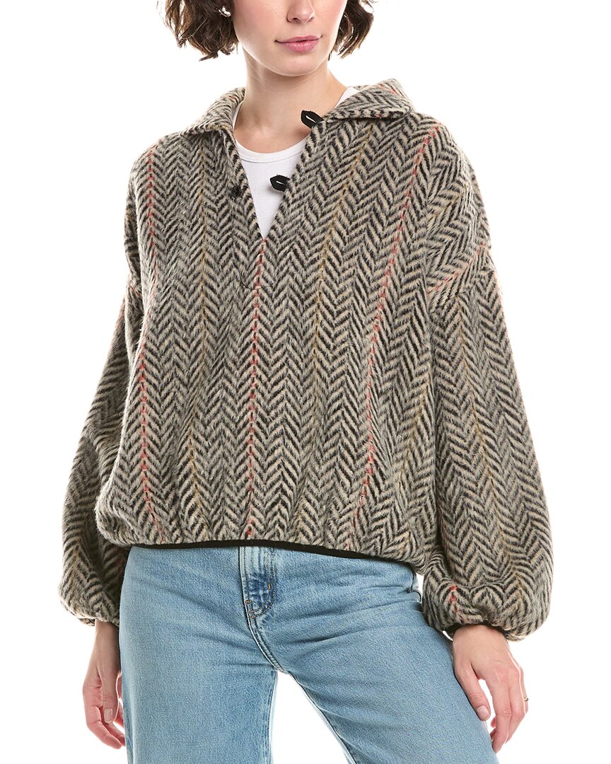 The Great Outlander Wool-blend Pullover In Gray