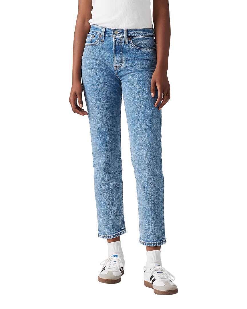 Levi's Wedgie Straight Space To Think Straight Jean In Blue