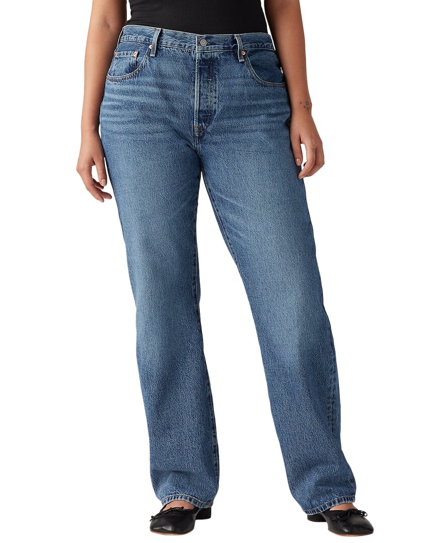 Levi's 501 90s Jeans Not My News Channel In Blue