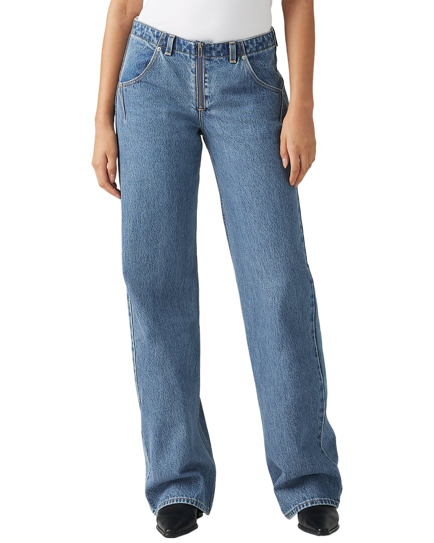 Levi's Low Loose Styled Zipper Treat Me Nice Straight Jean In Brown