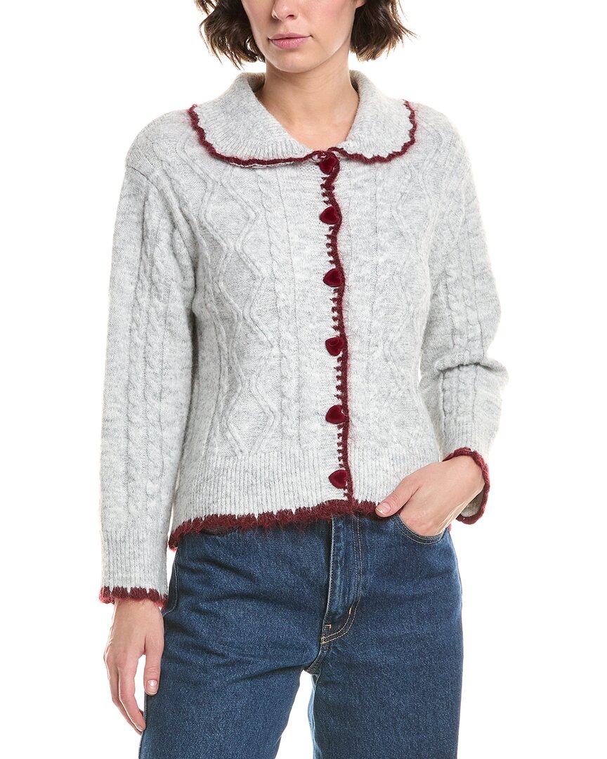 Lyra & Co Cardigan In Gray