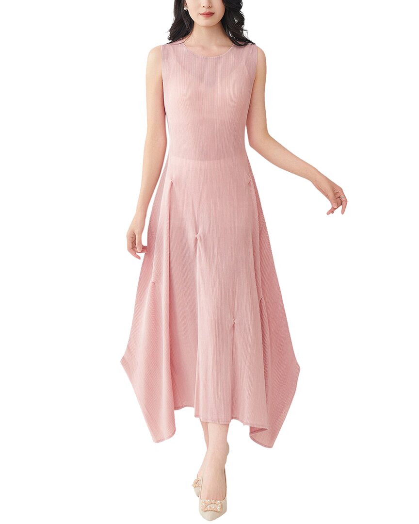 Linda Charm Midi Dress In Pink