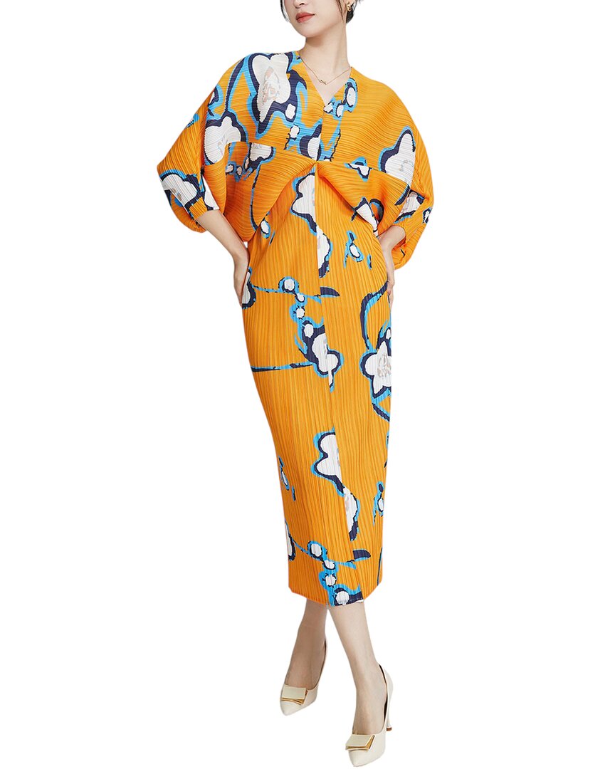 Linda Charm Midi Dress In Multi