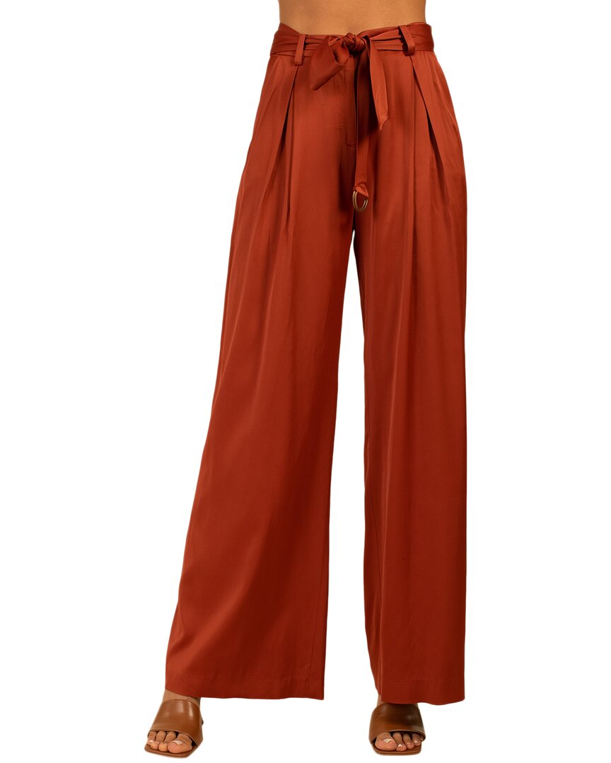 Trina Turk Indira Pant In Orange