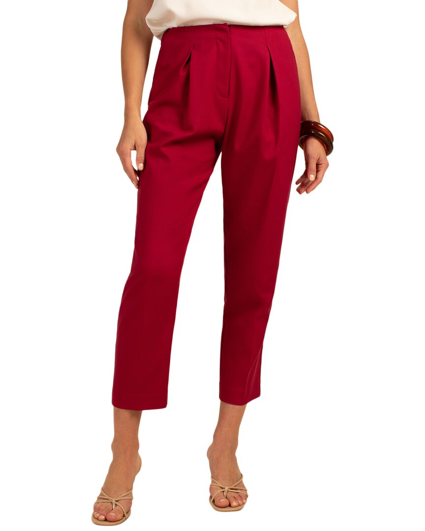 Trina Turk Ishana Pant In Red