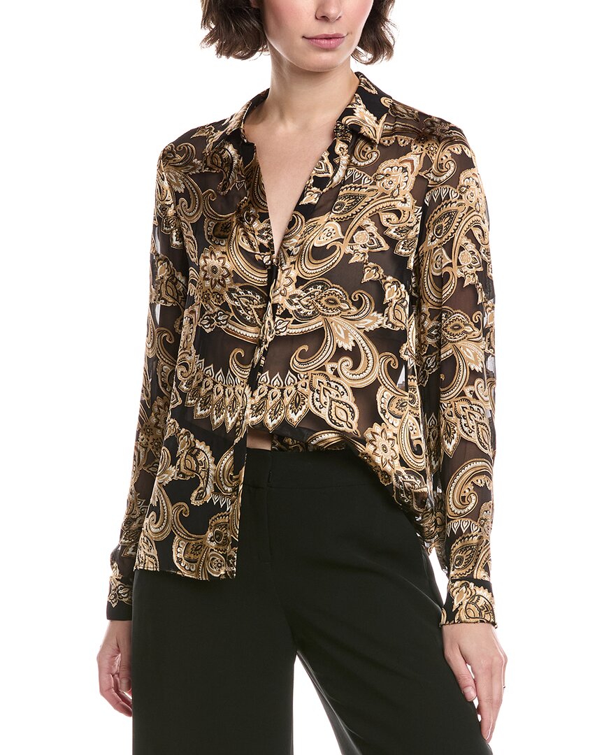 Alice And Olivia Alice + Olivia Eloise Silk Blouse