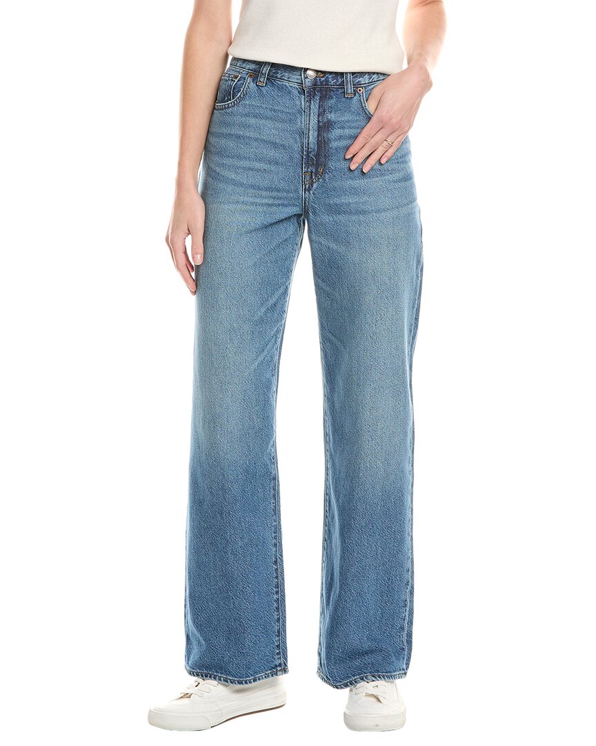 Madewell The Perfect Vintage Pepperidge Wash Wide Leg Jean In Blue