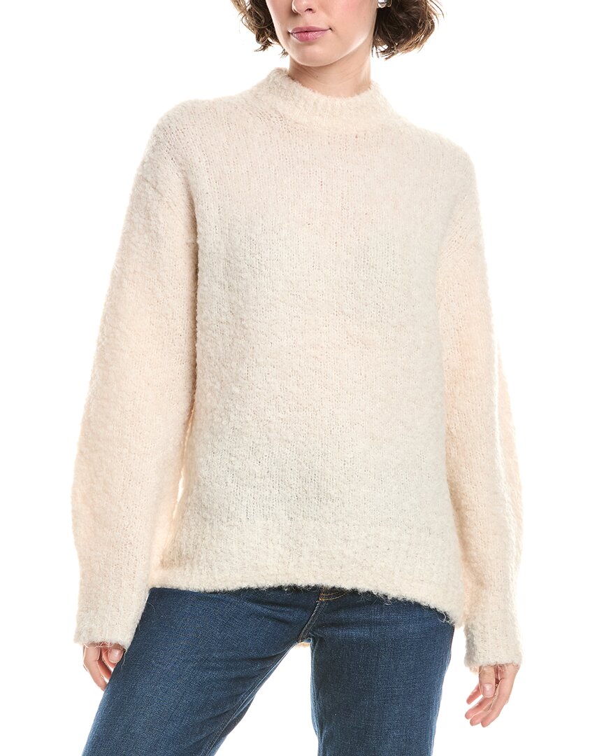Madewell Vesta Boucle Chunky Wool & Alpaca-blend Sweater In Neutral